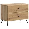 vidaXL Nachttisch Artisan-Eiche 62 x 34,5 x 47,5 cm Holzwerkstoff