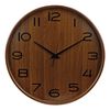 Gifts Amsterdam Wanduhr Alba Holz Braun 53x5,3 cm