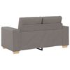 vidaXL Sofa 3 pcs Taupe 221 x 80 x 80 cm Leinenmischgewebe