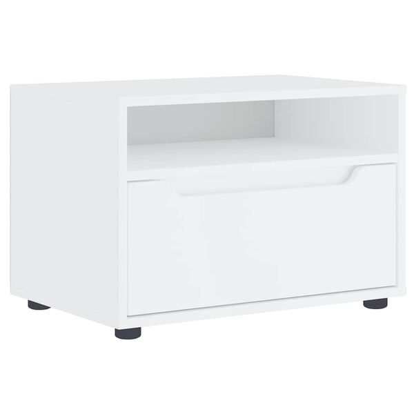 vidaXL TV-Schrank VISNES Wei&szlig; 60x40x38 cm Holzwerkstoff