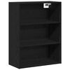 vidaXL Highboard Schwarz Eichen-Optik 69,5 x 34 x 180 cm Holzwerkstoff