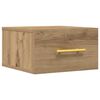 vidaXL Nachttisch 35 x 35 x 20 cm Holzwerkstoff Artisan-Eiche