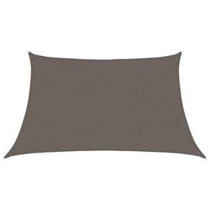 vidaXL Sonnensegel 160 g/m&sup2; Anthrazit 3/4x2 m HDPE