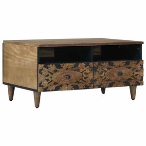 vidaXL Couchtisch Braun 80 x 54 x 40 cm Massivholz Mango