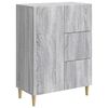 vidaXL Sideboard Graues Sonoma 66 x 34,5 x 90 cm Holzwerkstoff