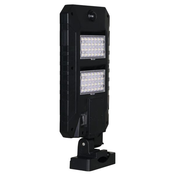 Luxform Intelligente LED-Garten-Solarleuchte Concordia PIR Schwarz