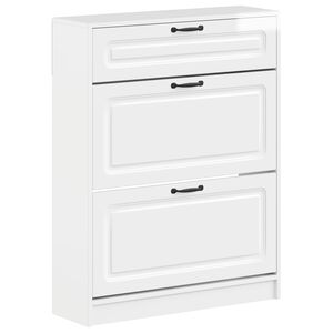 vidaXL Schuhschrank UTRECHT 78 x 24 x 100 cm Holzwerkstoff