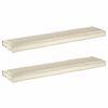 vidaXL Palettenkissenset 2 pcs Creme 180 x 40 x 8 cm Oxford-Stoff