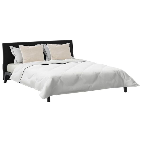 vidaXL Decke mit Kissen 3 pcs Weiß Mikrofaser und Daunenfedern