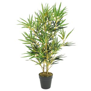 vidaXL Bambusbaum K&uuml;nstlich 368 Bl&auml;tter 80 cm Gr&uuml;n