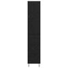vidaXL Highboard Schwarz Eichen-Optik 69,5 x 34 x 180 cm Holzwerkstoff