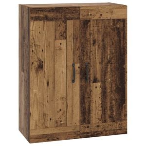 vidaXL Wandschrank Altholz 69,5 x 34 x 90 cm Holzwerkstoff