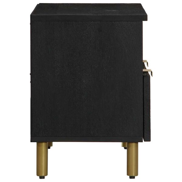 vidaXL TV-Schrank Schwarz 70x33x46 cm Holzwerkstoff