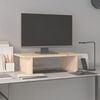 vidaXL Monitorständer 50x27x15 cm Massivholz Kiefer