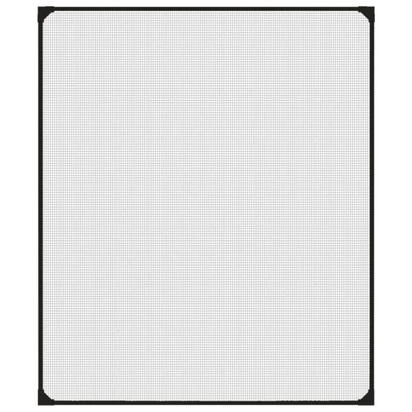 vidaXL Magnet-Insektenschutz f&uuml;r Fenster Anthrazit 100x120 cm