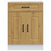 vidaXL K&uuml;chenunterschrank Kalmar Artisan-Eiche Holzwerkstoff
