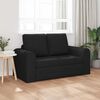 vidaXL Schlafsofa 60cm Schwarz Stoff