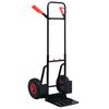 vidaXL Teleskop-Sackkarre 200 kg Schwarz und Rot