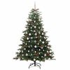 vidaXL K&uuml;nstlicher Weihnachtsbaum mit 300 LEDs mit St&auml;nder Gr&uuml;n 180 cm