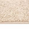 vidaXL Anti-Rutsch Shaggy Teppich Creme 200 x 200 cm PP