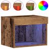 vidaXL TV-Schrankset mit LED Altholz 40 x 30 x 30 cm Holzwerkstoff