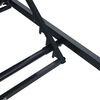 vidaXL Sonnenliege Schwarz und Anthrazit 197 x 54 x 86 cm Stahl