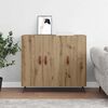 vidaXL Sideboard Artisan-Eiche 89,5 x 34 x 80 cm Holzwerkstoff