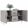 vidaXL Sideboard Grau Sonoma 100x36x60 cm Holzwerkstoff