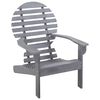 vidaXL Adirondack-Stuhl Massivholz Akazie Grau