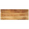 vidaXL Tischplatte 80x20x2,5 cm Rechteckig Raues Massivholz Mango