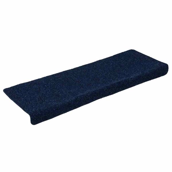 vidaXL Stufenmatten Selbstklebend 30 Stk. 65x21x4 cm Marineblau Rechteckiger Rand