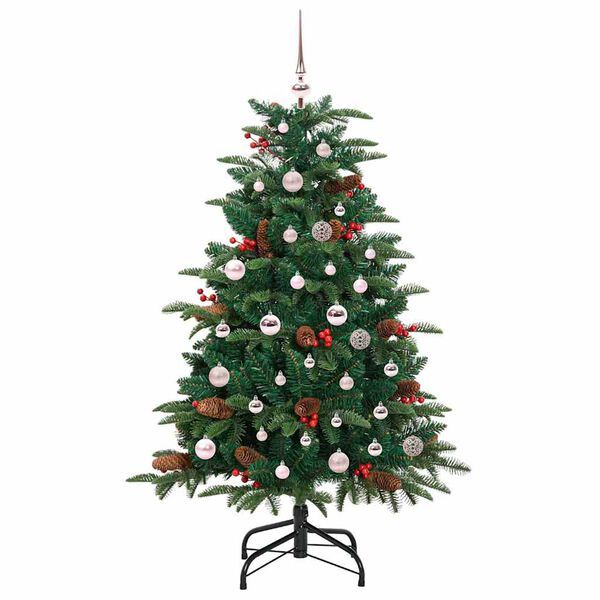 vidaXL K&uuml;nstlicher Weihnachtsbaum mit 150 LEDs mit St&auml;nder Gr&uuml;n 150 cm