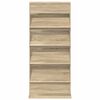 vidaXL Magazinregal Sonoma-Eiche 70 x 41 x 156 cm Holzwerkstoff