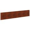 vidaXL Raseneinfassung 20 pcs 100 x 22 cm Stahl Rostig