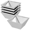vidaXL Garten-Pflanzgef&auml;&szlig; 5 stk. Silber 35 x 35 x 15 cm Edelstahl