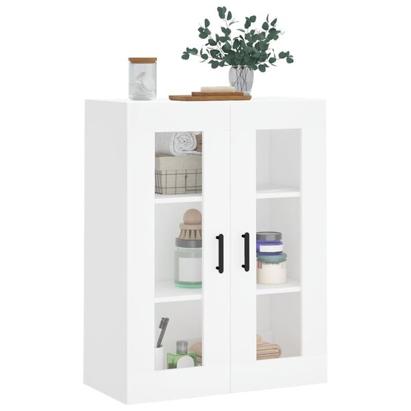 vidaXL Wandschrank Wei&szlig; 69,5x34x90 cm