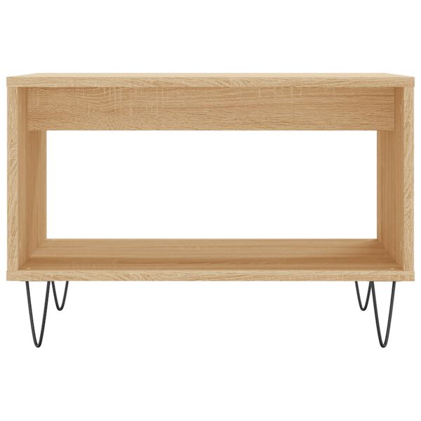 vidaXL Couchtisch Sonoma-Eiche 60x50x40 cm Holzwerkstoff