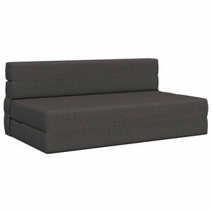 vidaXL Klappsofa Bett Dunkelgrau 152 x 86,5 x 60 cm Stoff