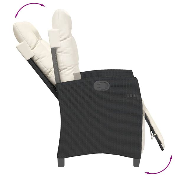 vidaXL 7-tlg. Garten-Essgruppe mit Kissen Beigemischung Poly Rattan