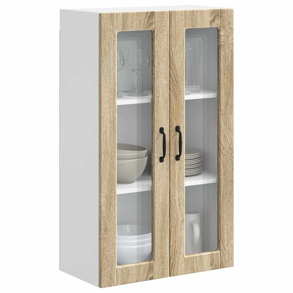 vidaXL K&uuml;chenschrank Sonoma-Eiche 60 x 31 x 100 cm Holzwerkstoff