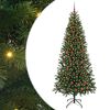 vidaXL K&uuml;nstlicher Weihnachtsbaum Gr&uuml;n 210 cm PE und PVC