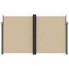vidaXL Seitenmarkise Ausziehbar Beige 200x1200 cm