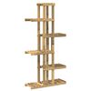 vidaXL Pflanzenst&auml;nder Wei&szlig; 68 x 23,5 x 140 cm Massivholz Akazie