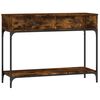 vidaXL Konsolentisch R&auml;uchereiche 100x34,5x75 cm Holzwerkstoff
