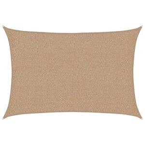 vidaXL Sonnensegel 160 g/m&sup2; Taupe 2x2,5 m HDPE