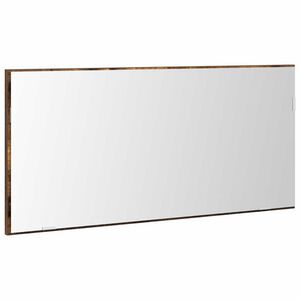 vidaXL Spiegel Wandmontiert Braun 80 x 37 cm Glas und engineered Holz