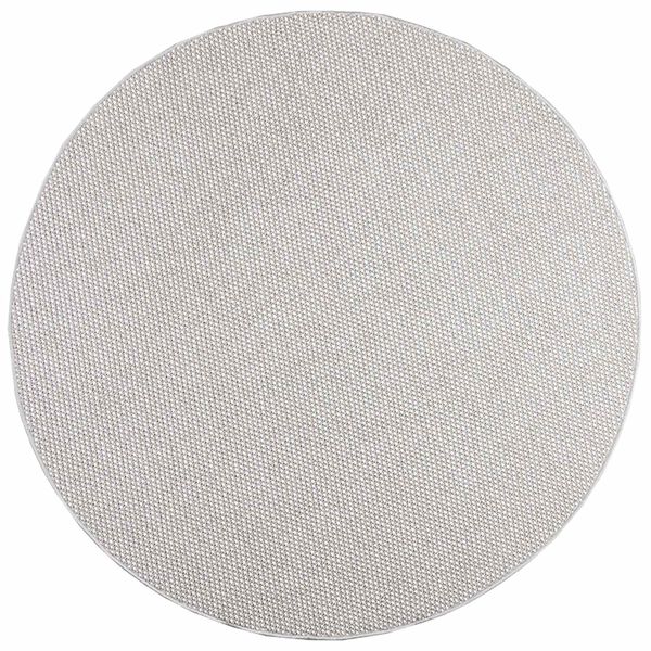 vidaXL Bereichsteppiche Rund LUGO Creme und Grau &Oslash; 160 CM Polyester