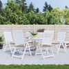 vidaXL Gartenstuhl-Kissen 6 Stk. Taupe 40x40x4 cm Oxford-Gewebe