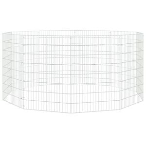 vidaXL Freilaufgehege 10-teilig 54x80 cm Verzinktes Eisen