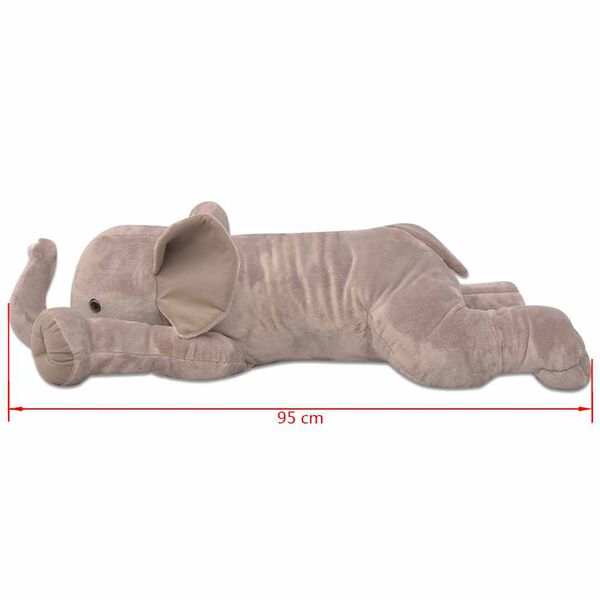 vidaXL Elefant Kuscheltier Pl&uuml;sch XXL 95 cm